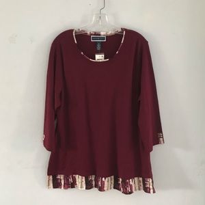 Maroon long sleeve